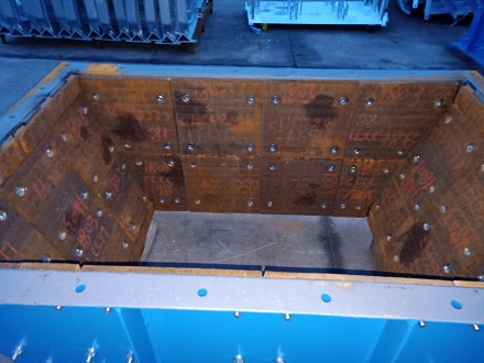 耐磨溜槽碼頭散煤運輸